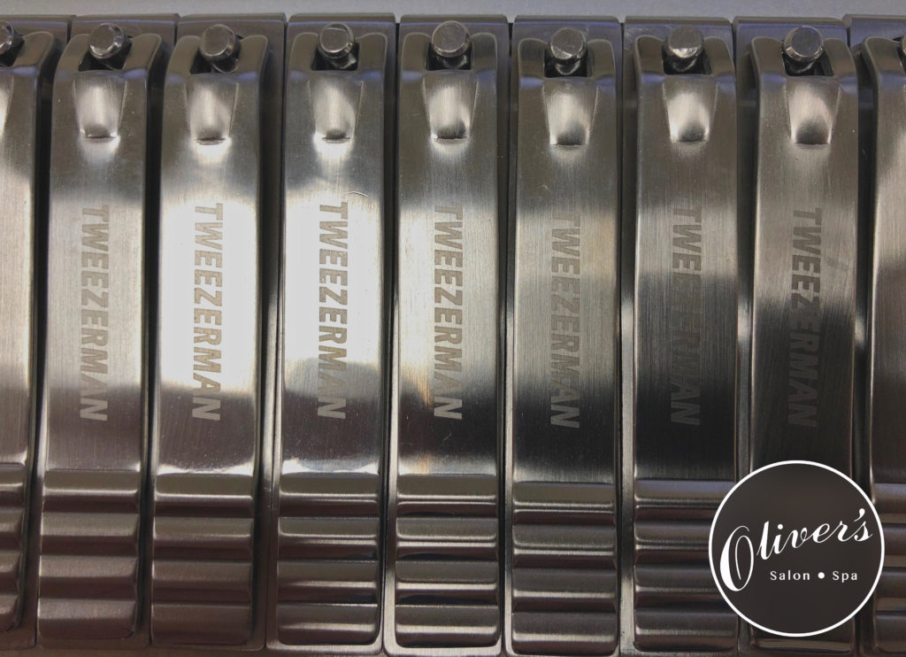 Picture of Tweezerman Nail Clippers side by side. 